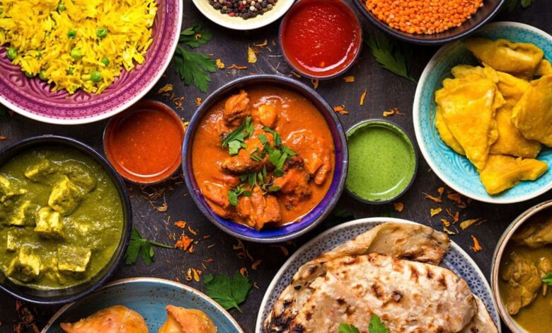 A combination of the rich diversity of Indian food