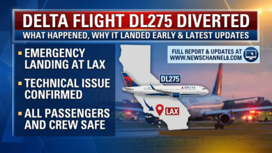 Delta Flight DL275 Diverted LAX