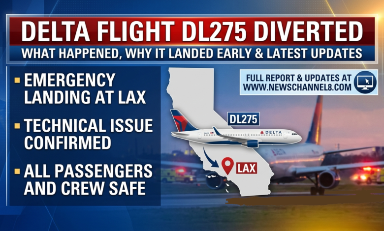 Delta Flight DL275 Diverted LAX