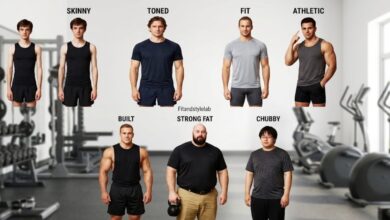 Illustration comparing the words chubby vs fat and their meanings