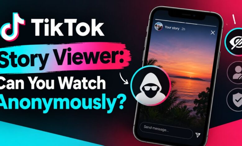 Smartphone showing a TikTok profile with a colored story ring, illustrating how the TikTok story viewer works