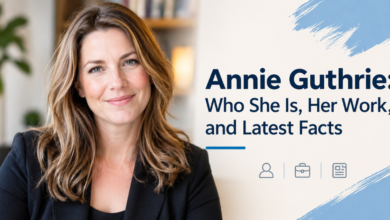Annie Guthrie, Tucson poet and writer, profile graphic with verified facts (use a licensed or original graphic, not a scraped photo)