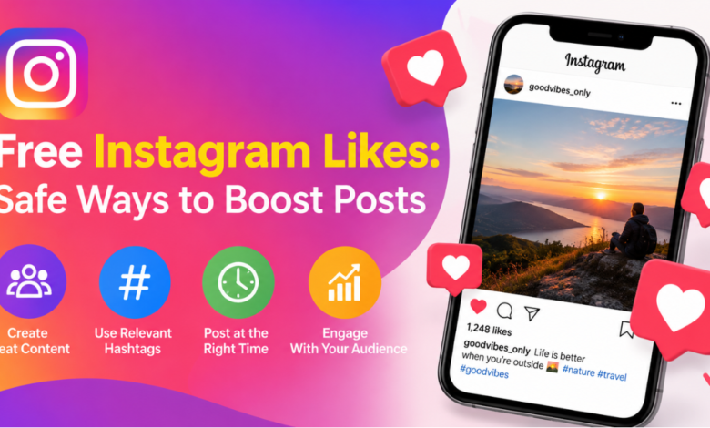 Creator checking Instagram post likes and engagement stats on a smartphone